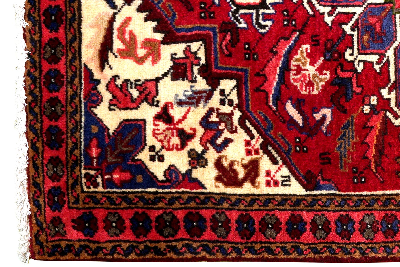 Mehrewan — Hand-knotted, 102x137 cm, Red, 100% Virgin Wool | View 3