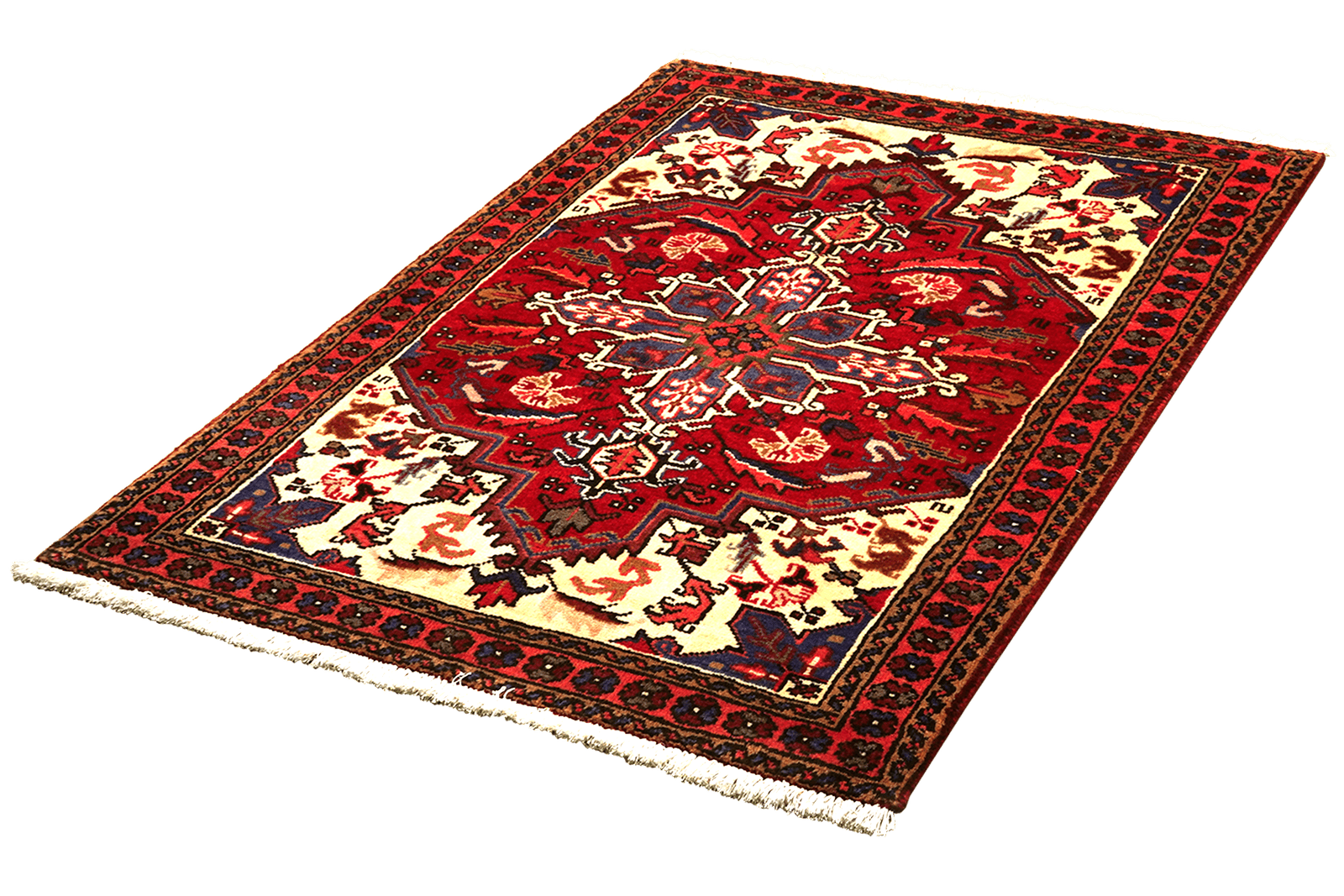 Mehrewan — Hand-knotted, 102x137 cm, Red, 100% Virgin Wool | View 5