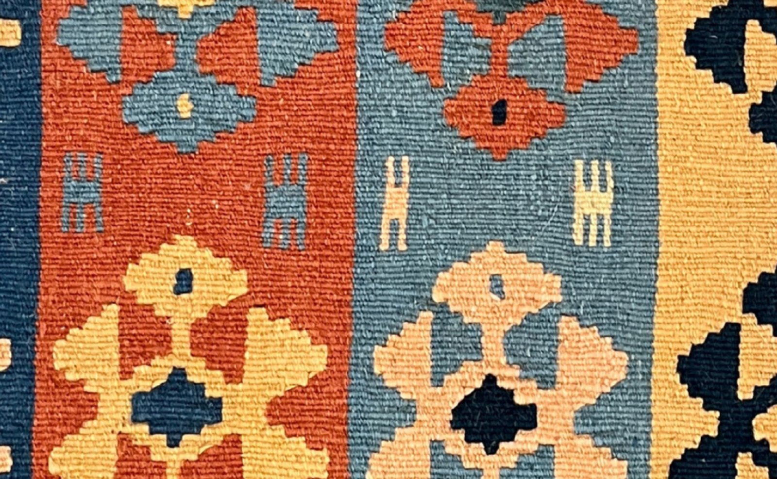 Kelim — Handmade, 35x60 cm, Multicolor, 100% Virgin Wool | View 4