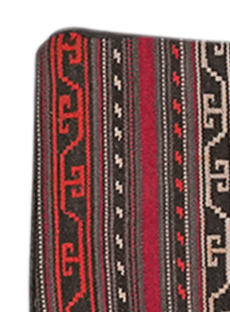Kelim Kissen — Handmade, 35x35 cm, Multicolor, 100% Virgin Wool | View 3