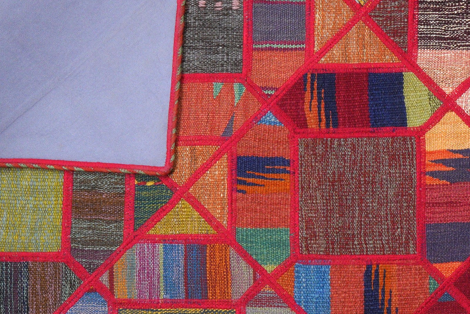 Kelim Tekkeh — Handmade, 150x200 cm, Multicolor, 100% Virgin Wool | View 6