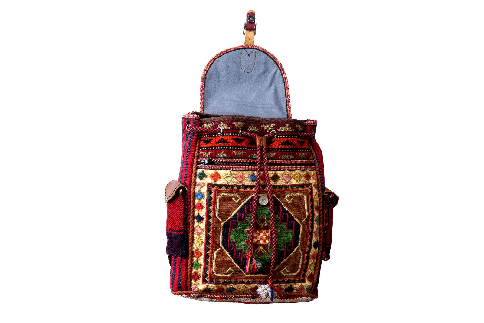 Kelim — Handmade, 36x43 cm, Multicolor, 100% Virgin Wool | View 5