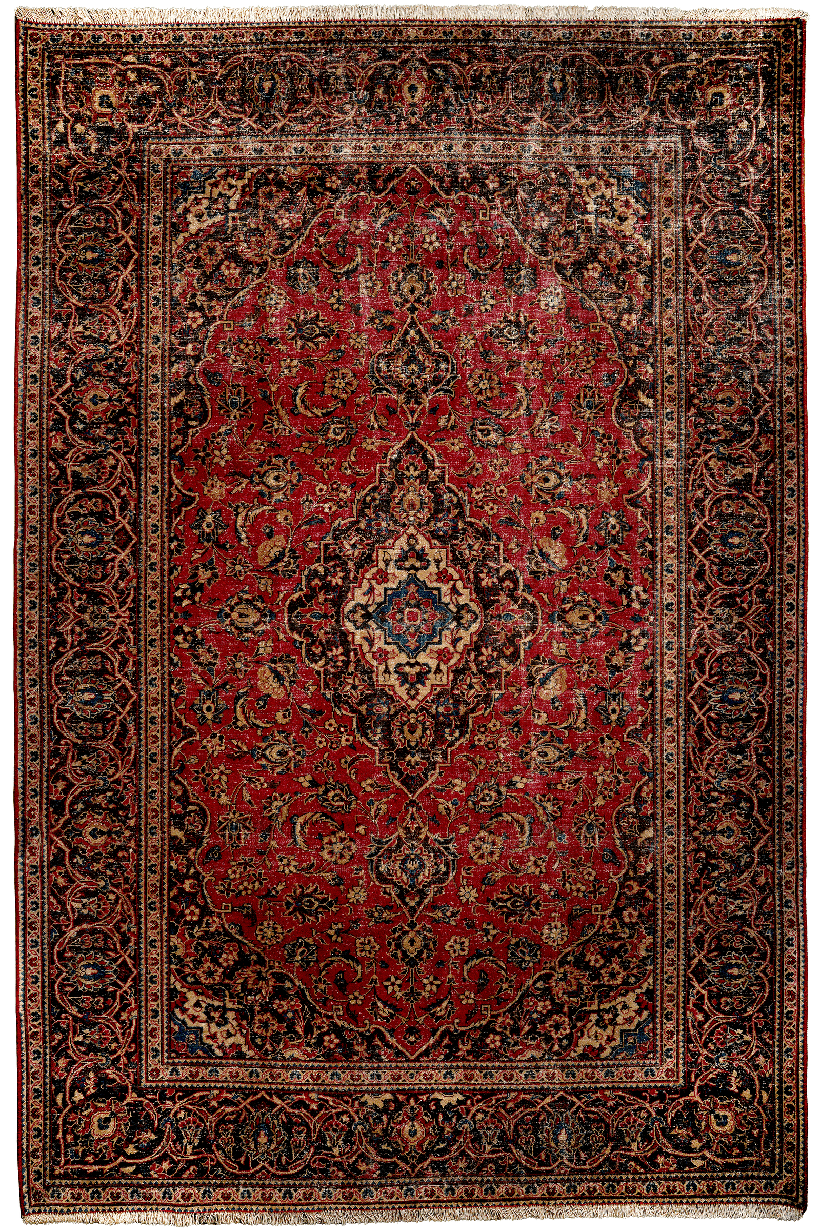 Heritage — Hand-knotted, 192x291 cm, Red, 100% Virgin Wool | Main view