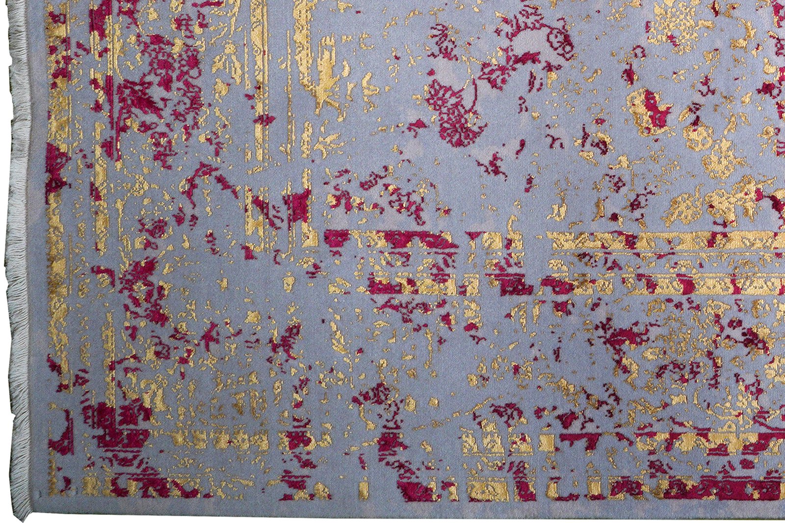Paradayda — Hand-knotted, 203x297 cm, Violett, 70% Baumwolle, 30% Viskose | View 3