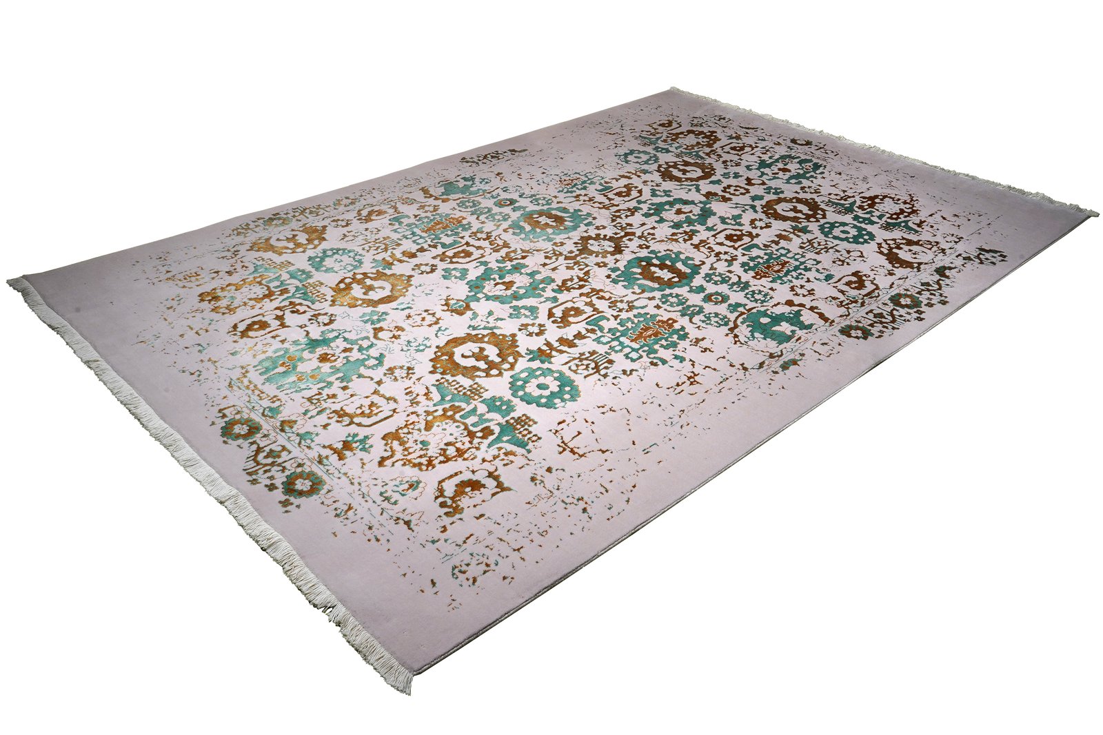 Paradayda — Hand-knotted, 204x297 cm, Beige, 50% Baumwolle, 50% Viskose | View 5