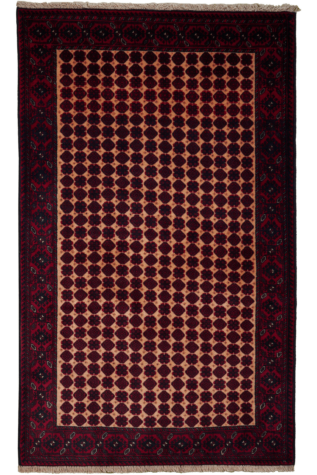 Belutch — Hand-knotted, 92x152 cm, Beige, 100% Virgin Wool | Main view
