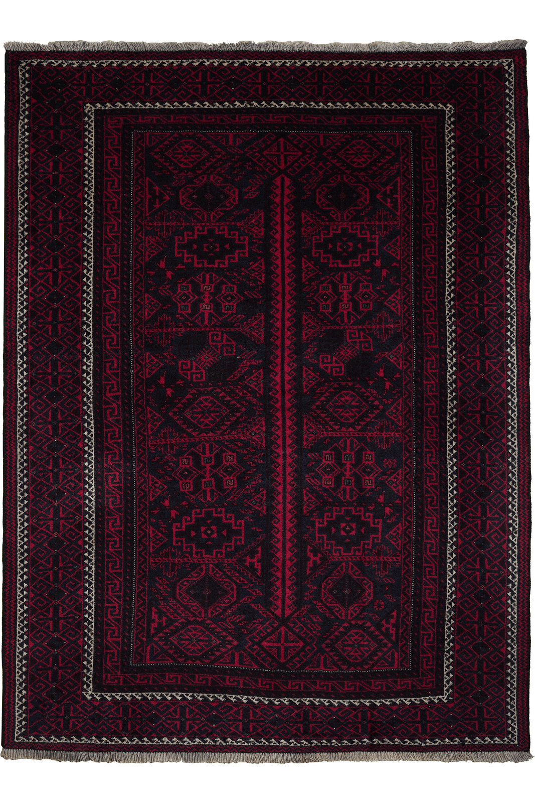 Belutch — Hand-knotted, 137x185 cm, Multicolor, 100% Virgin Wool | Main view