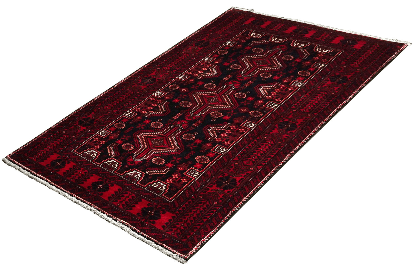 Belutch — Hand-knotted, 100x194 cm, Multicolor, 100% Virgin Wool | View 5