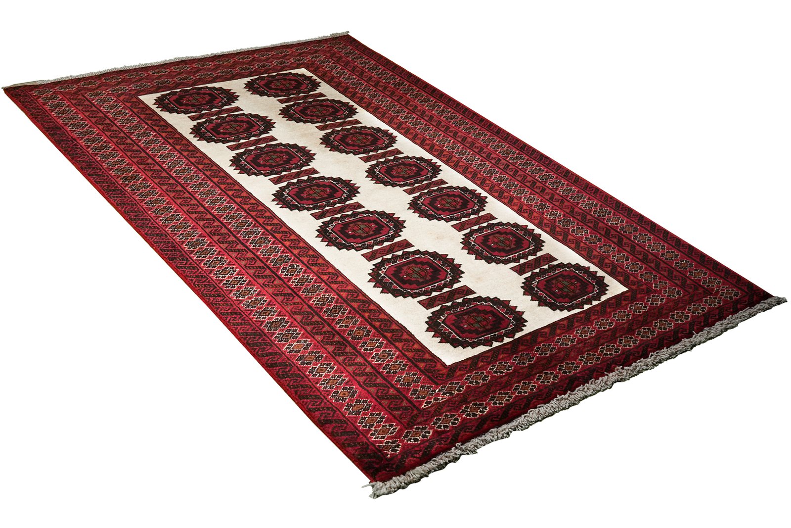 Belutch — Hand-knotted, 95x174 cm, Beige, 100% Virgin Wool | View 4