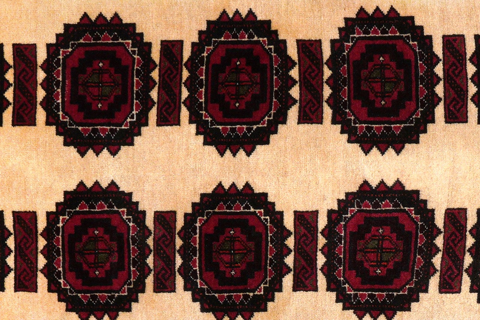 Belutch — Hand-knotted, 95x174 cm, Beige, 100% Virgin Wool | View 6