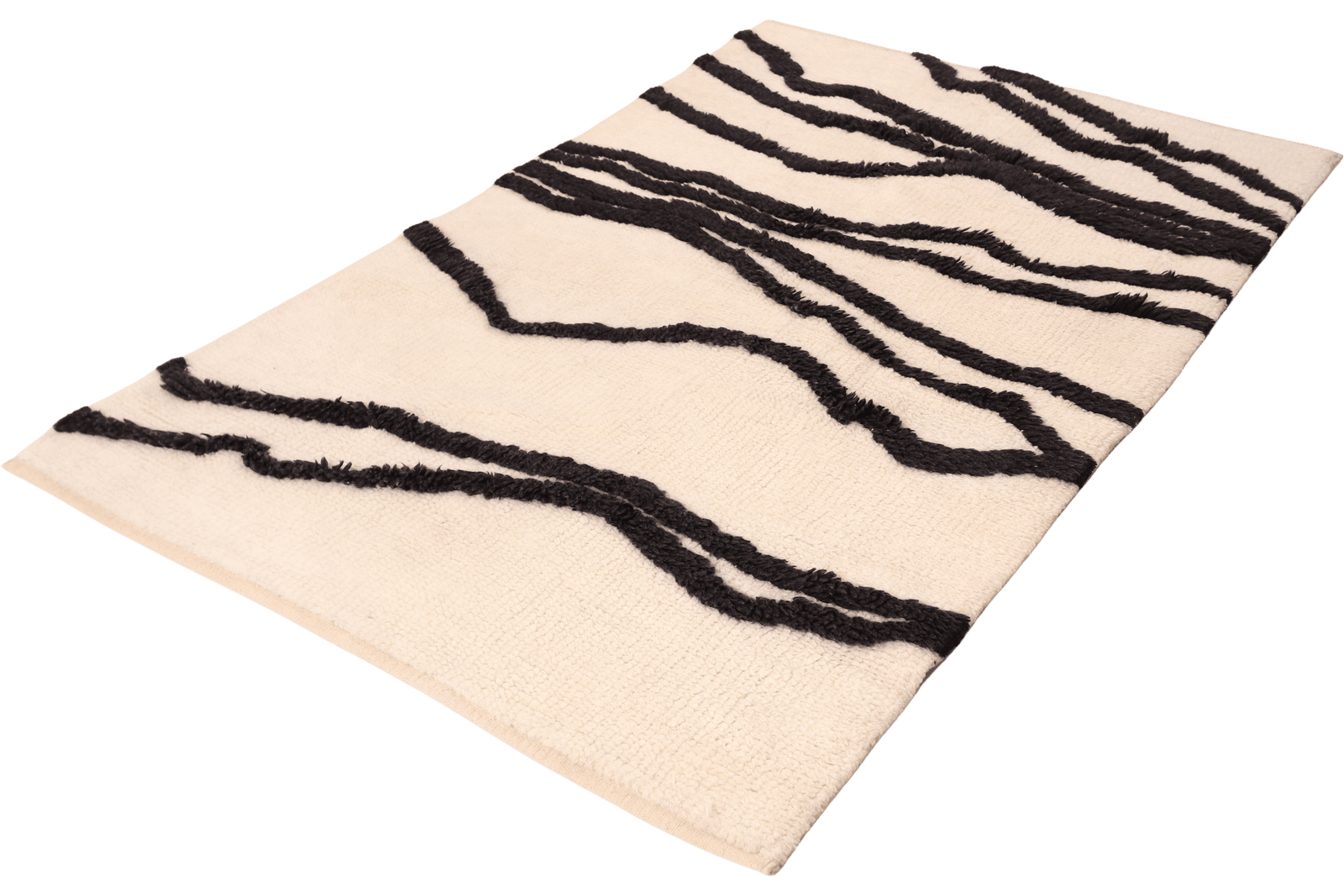 Morrocan Mirage — Hand-knotted, 180x120 cm, Beige, 100% Virgin Wool | View 6
