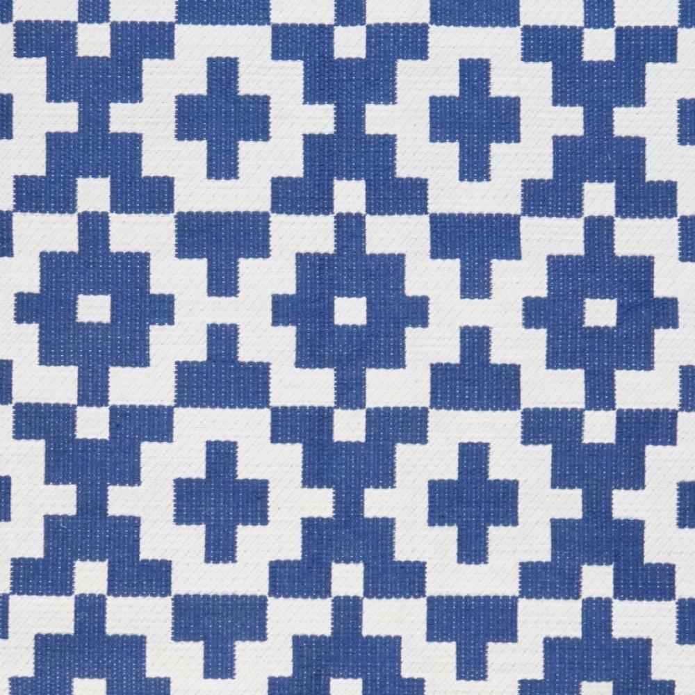 Dhurrie — Handmade, 290x200 cm, Blue, 100% Polyester | View 4