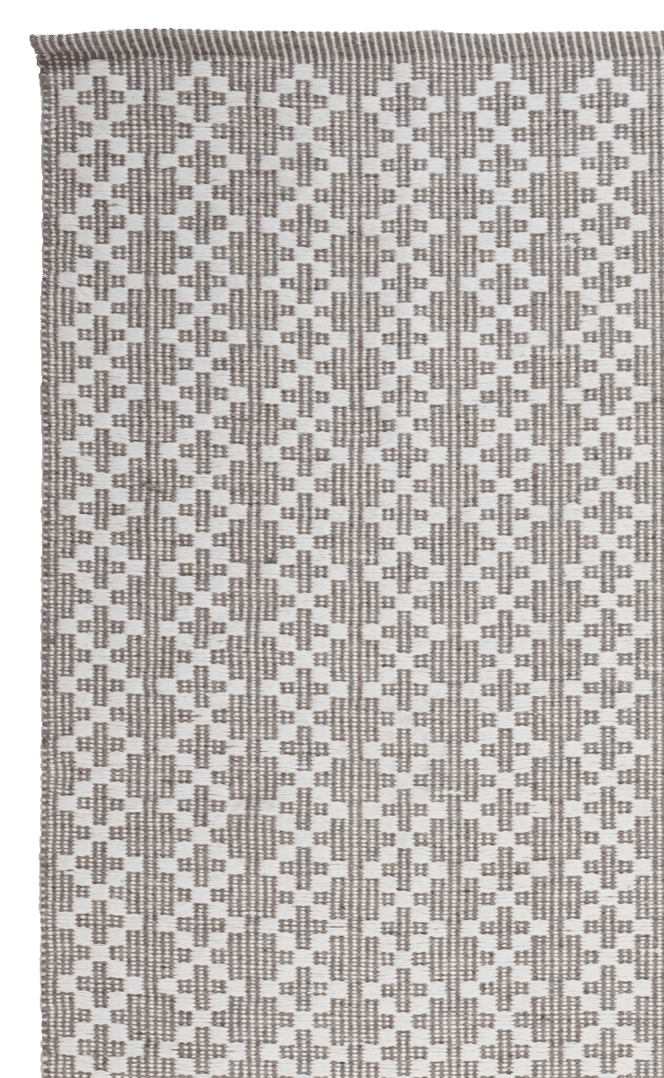 Dhurrie — Handmade, 230x160 cm, Grey, 40% Schurwolle, 60% Baumwolle | View 3