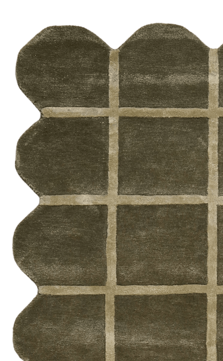 Claire — Hand-knotted, 230x160 cm, Green, 50% Schurwolle, 50% Viskose | View 3