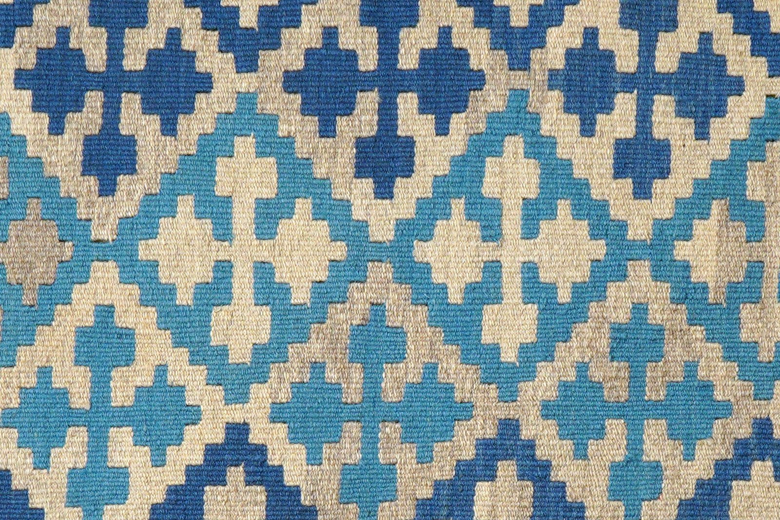 Kelim Gashgai — Handmade, 104x160 cm, Blue, 100% Virgin Wool | View 5