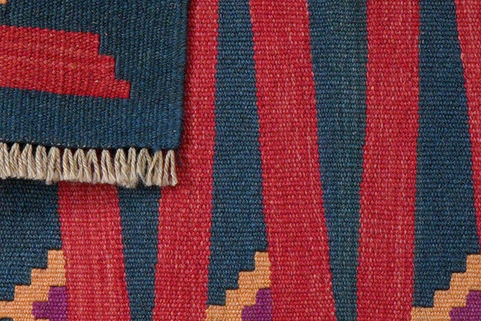 Kelim Gashgai — Handmade, 60x87 cm, Multicolor, 100% Virgin Wool | View 6