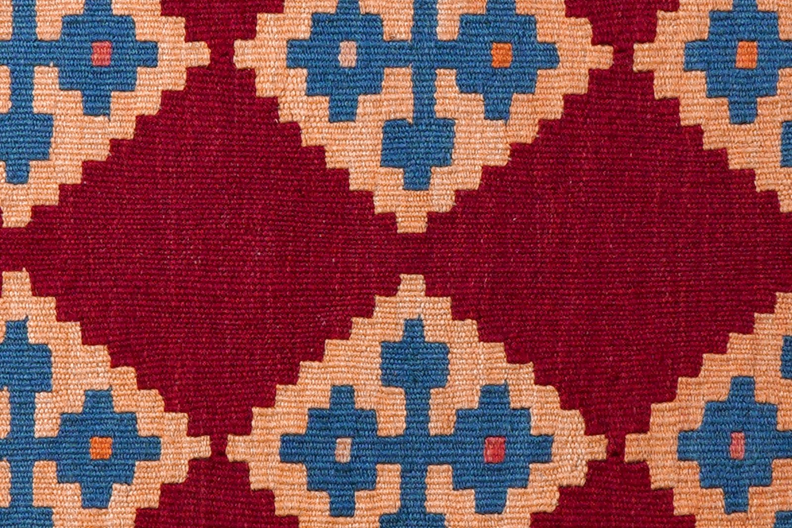 Kelim Gashgai — Handmade, 61x86 cm, Red, 100% Virgin Wool | View 5