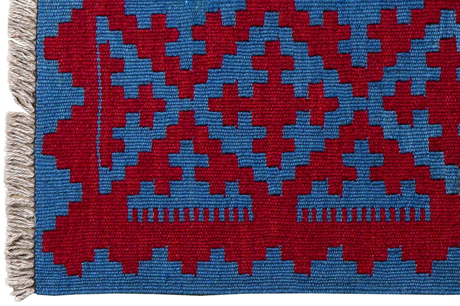 Kelim Gashgai — Handgefertigt, 89x60 cm, Bunt, 100% Virgin Wool | View 4