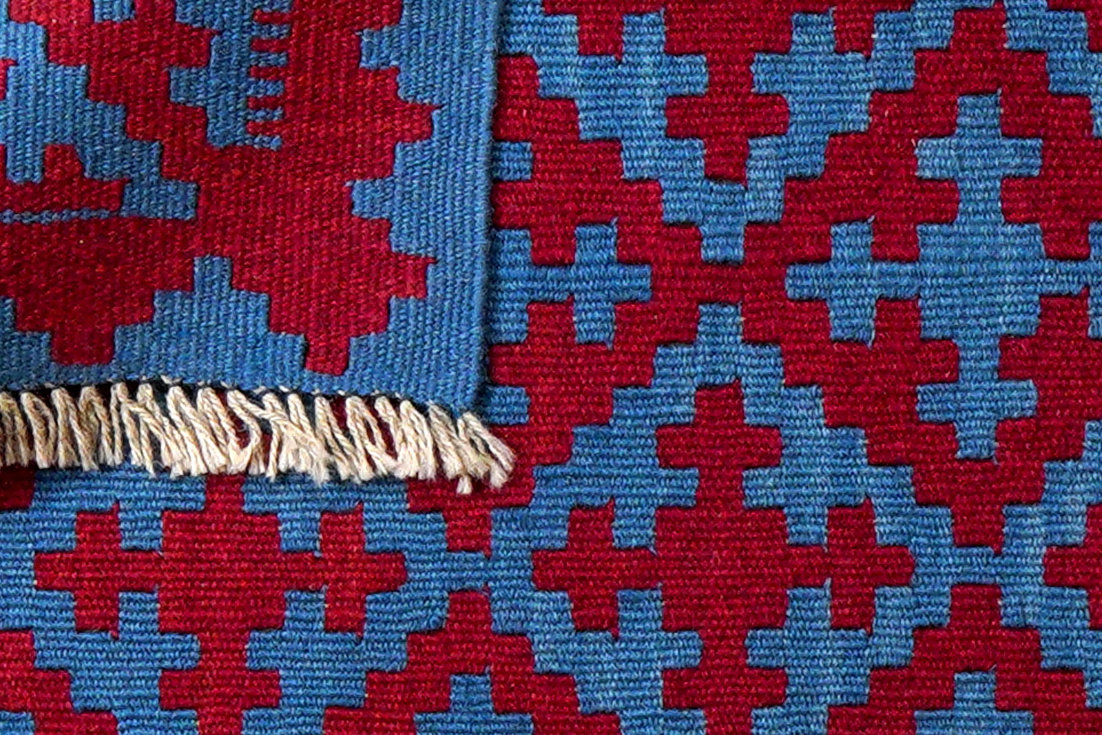 Kelim Gashgai — Handgefertigt, 89x60 cm, Bunt, 100% Virgin Wool | View 7