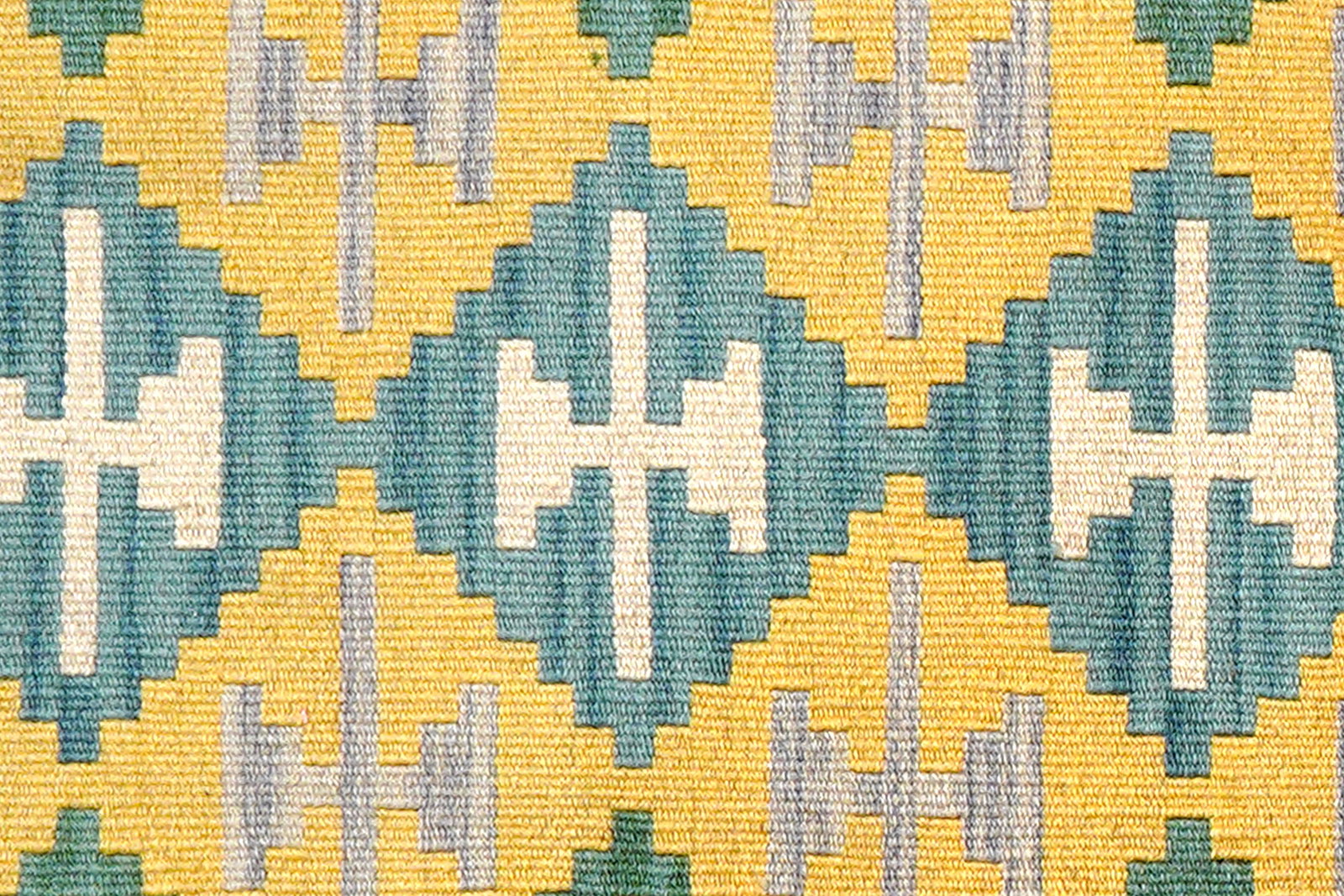 Kelim Gashgai — Handgefertigt, 124x83 cm, Beige, 100% Virgin Wool | View 6