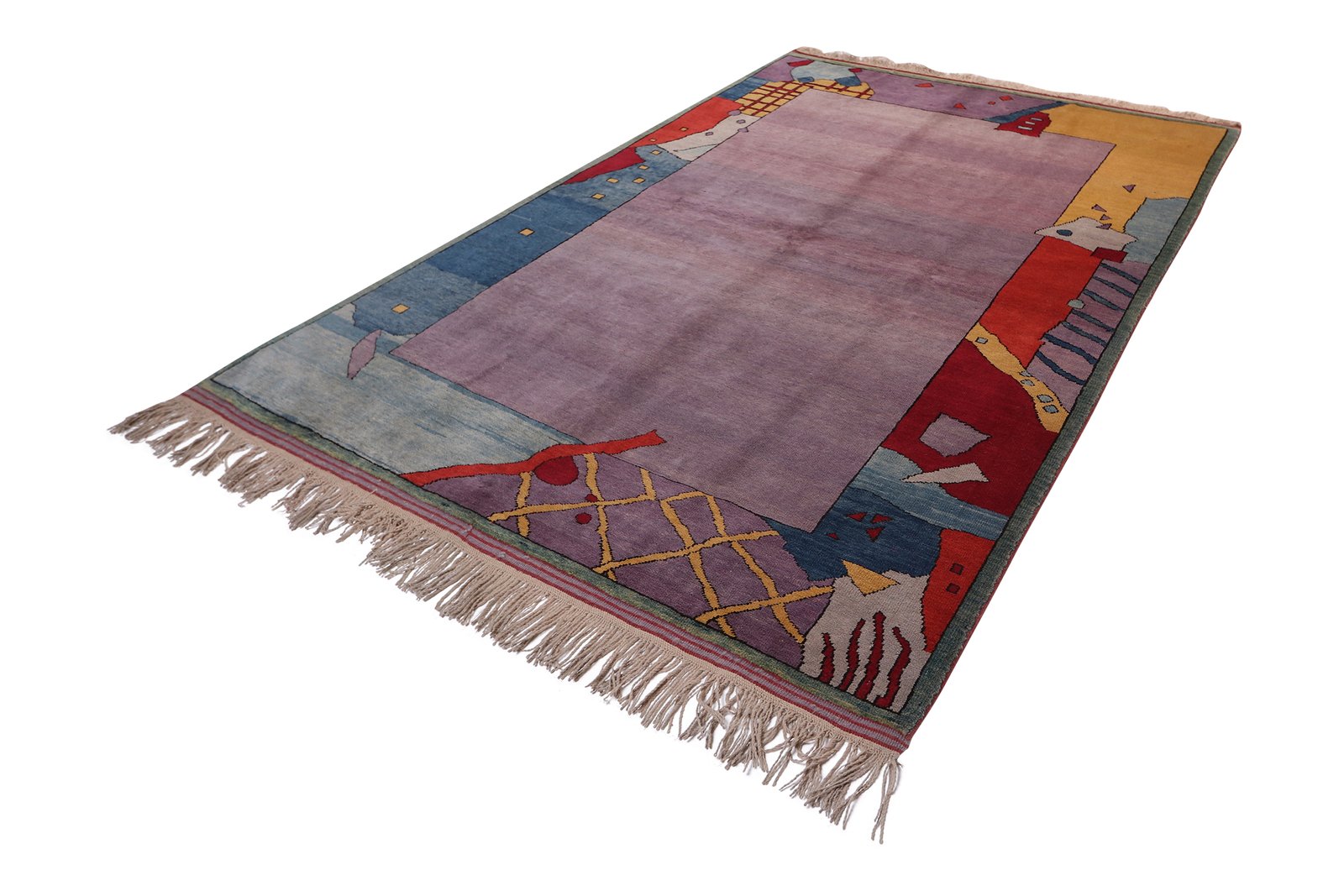 Konya — Hand-knotted, 185x232 cm, Violett, 100% Virgin Wool | View 5