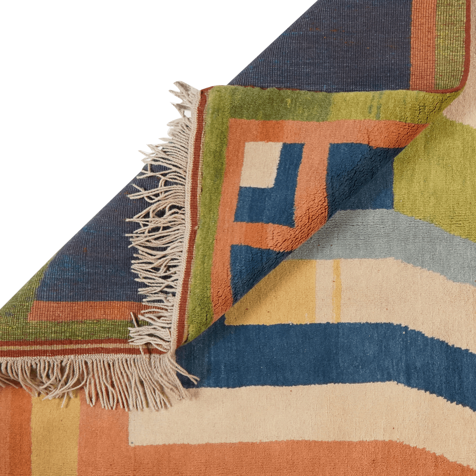 Konya — Hand-knotted, 145x215 cm, Beige, 100% Virgin Wool | View 6