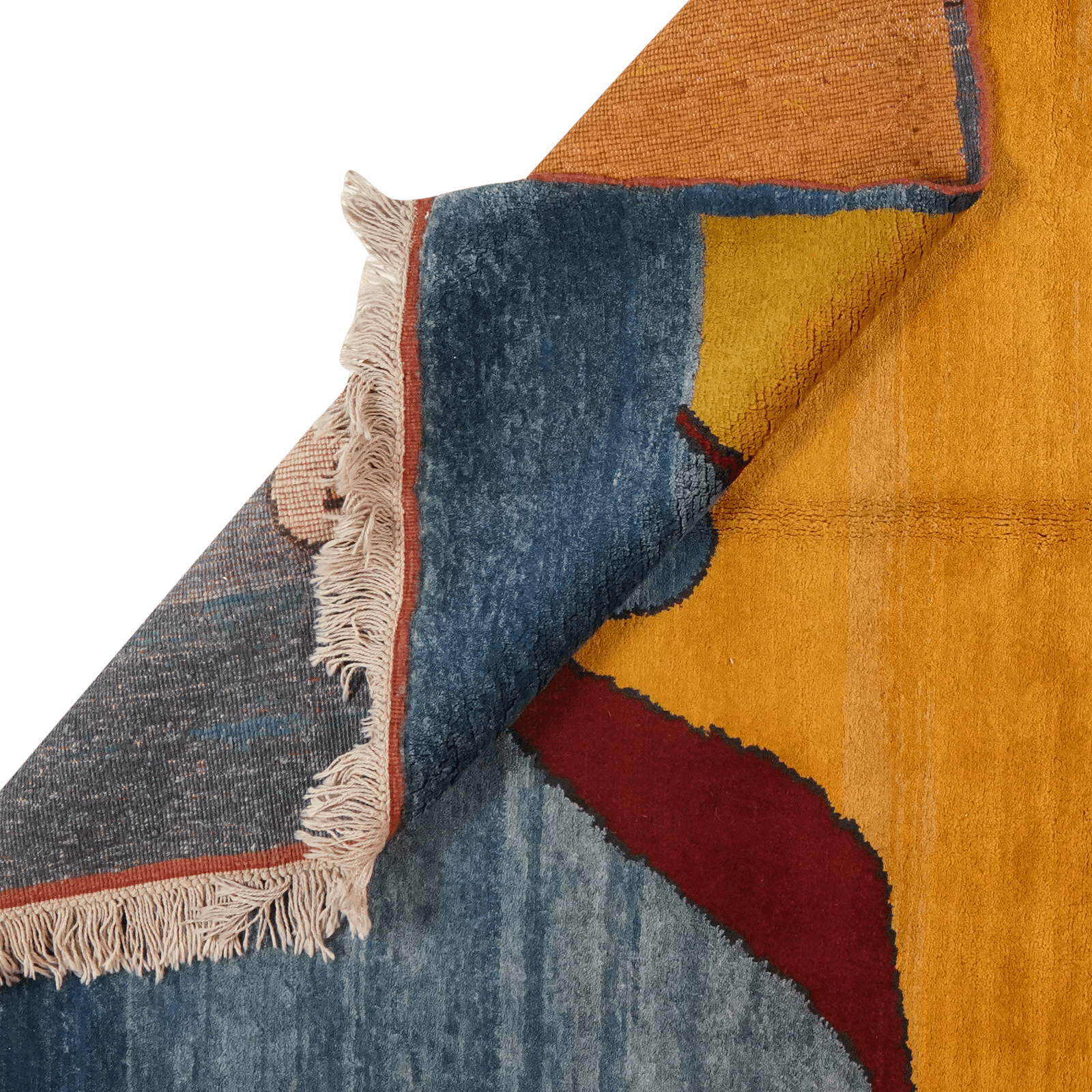 Konya — Hand-knotted, 154x238 cm, Yellow, 100% Virgin Wool | View 6