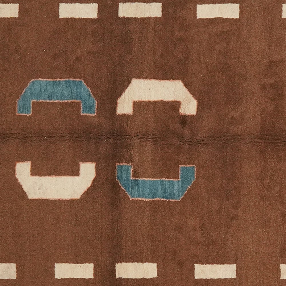 Konya — Hand-knotted, 118x173 cm, Brown, 100% Virgin Wool | View 4