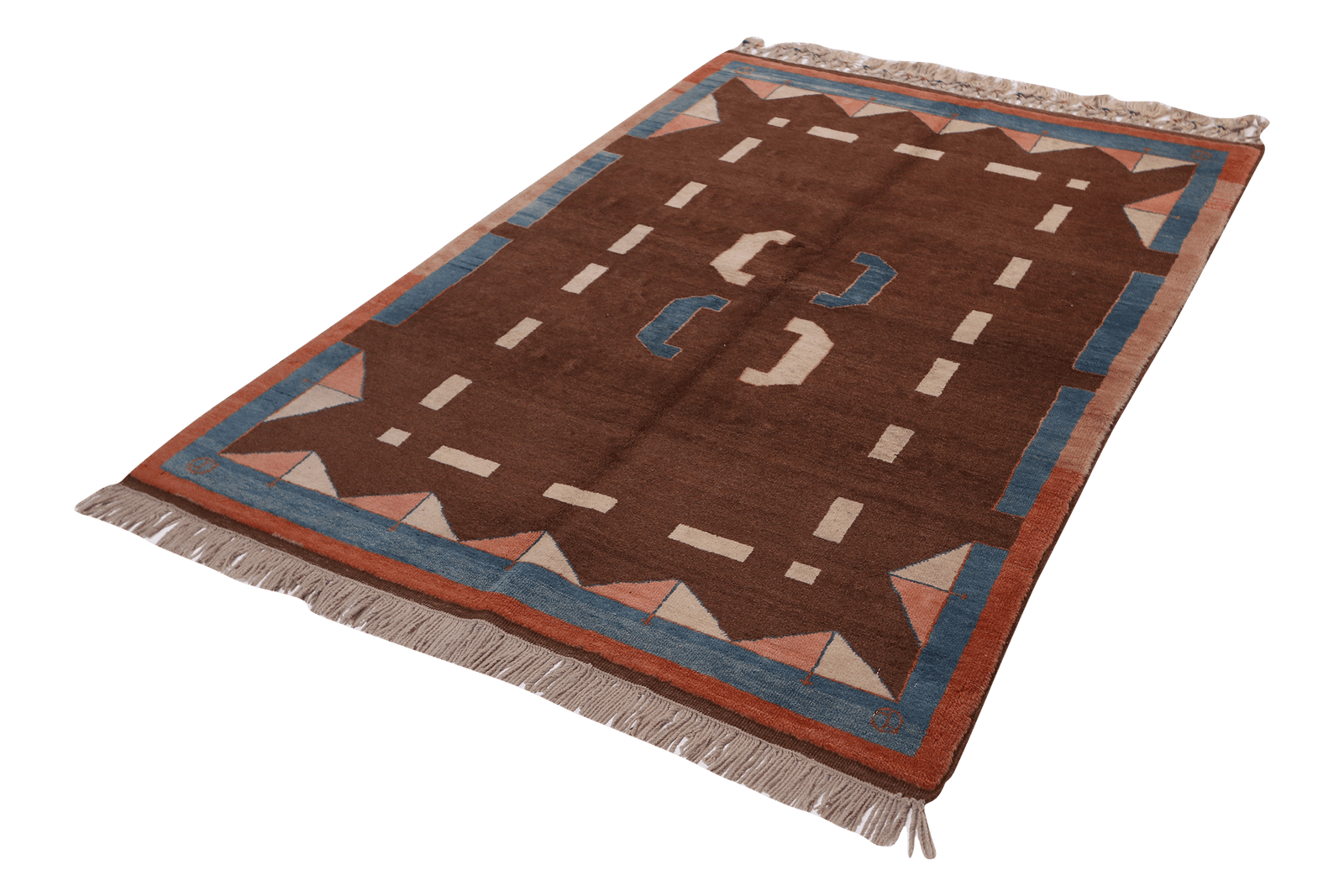 Konya — Hand-knotted, 118x173 cm, Brown, 100% Virgin Wool | View 5