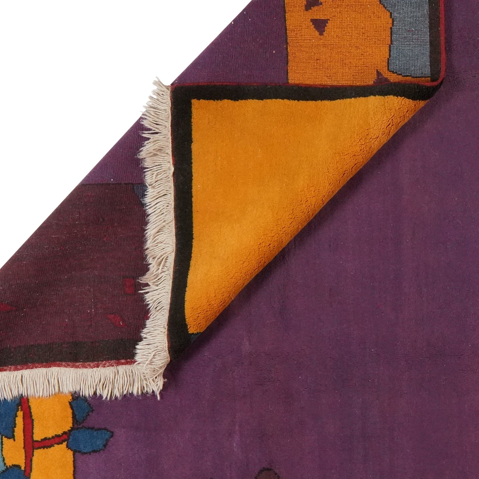 Konya — Hand-knotted, 203x291 cm, Violett, 100% Virgin Wool | View 6