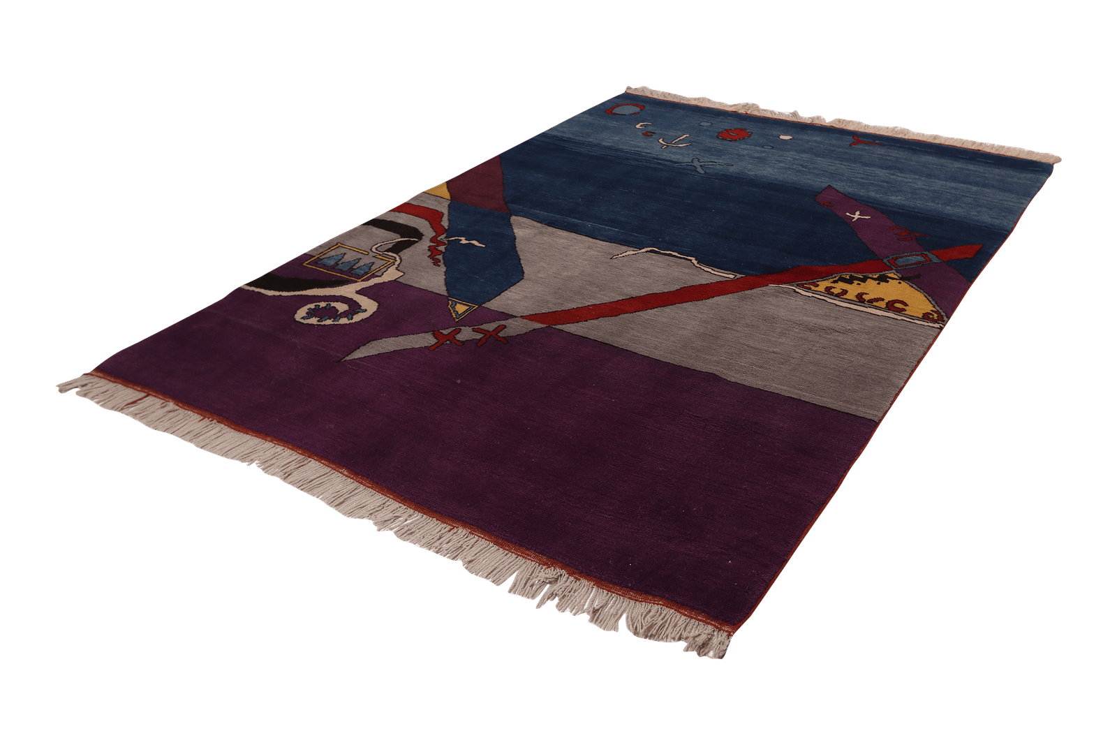 Konya — Hand-knotted, 175x242 cm, Blue, 100% Virgin Wool | View 5