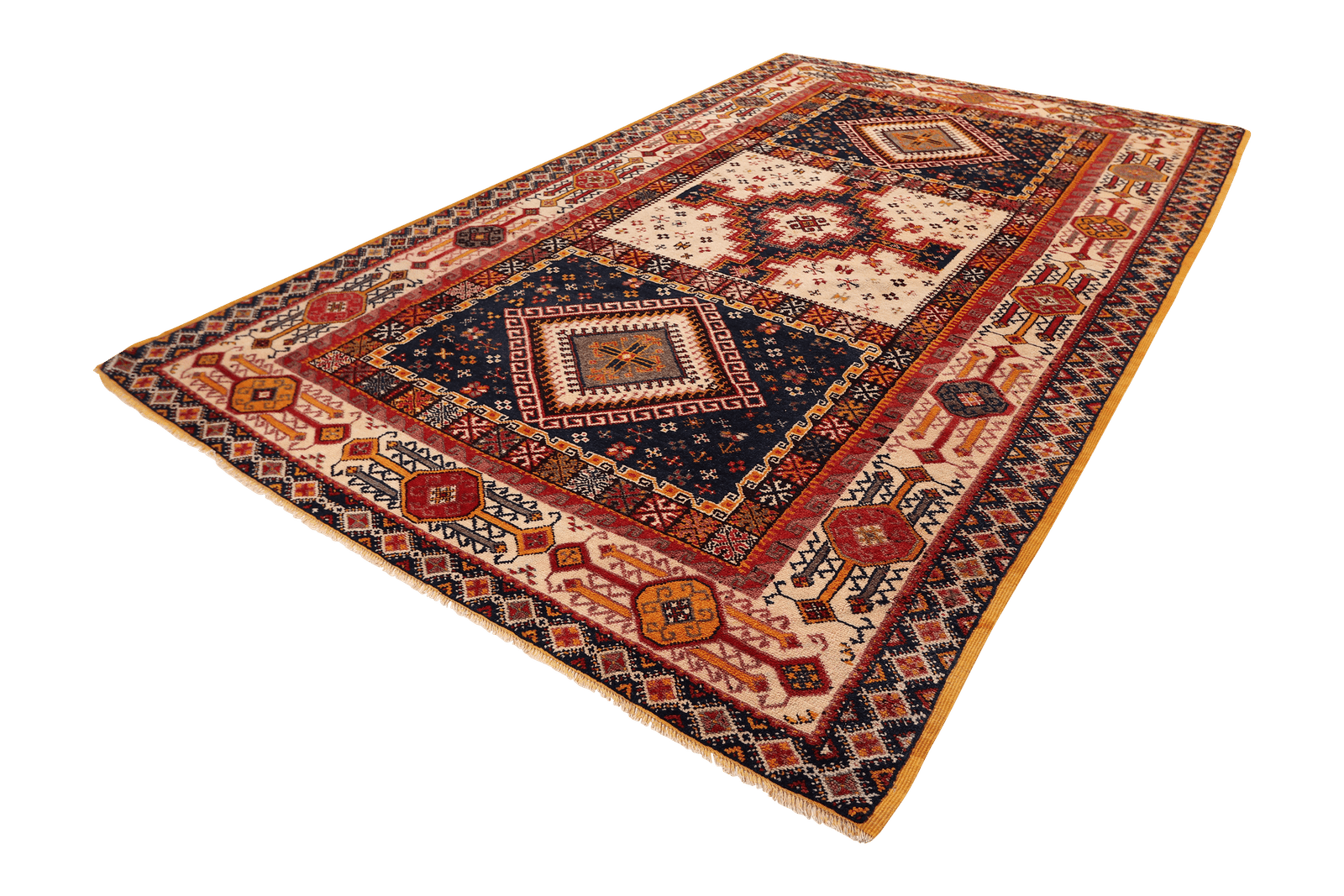 Ouzguit — Hand-knotted, 211x336 cm, Brown, 100% Virgin Wool | View 5