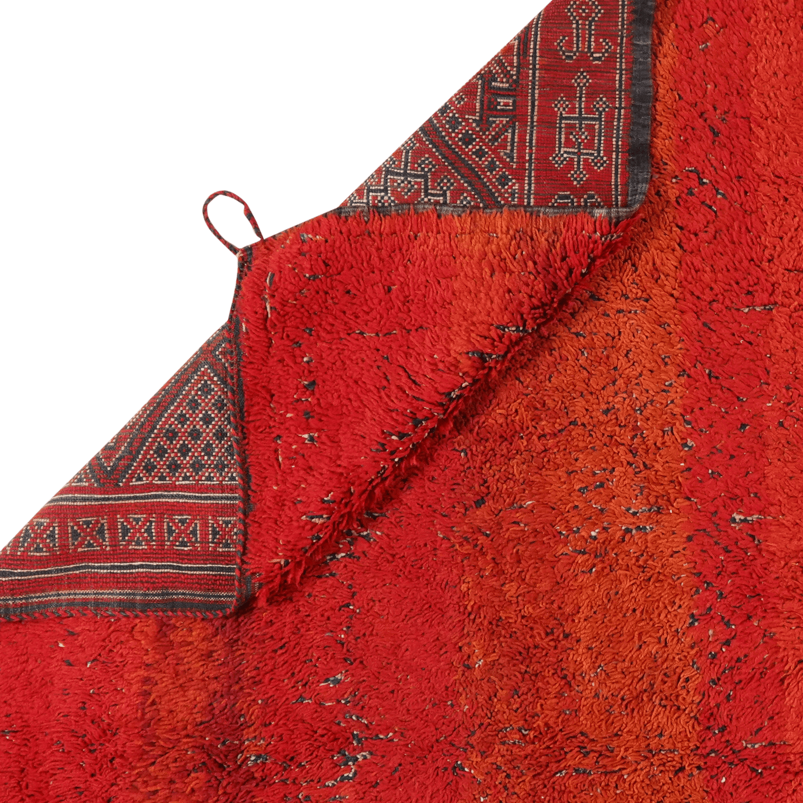 Zaiane — Hand-knotted, 200x280 cm, Red, 100% Virgin Wool | View 6