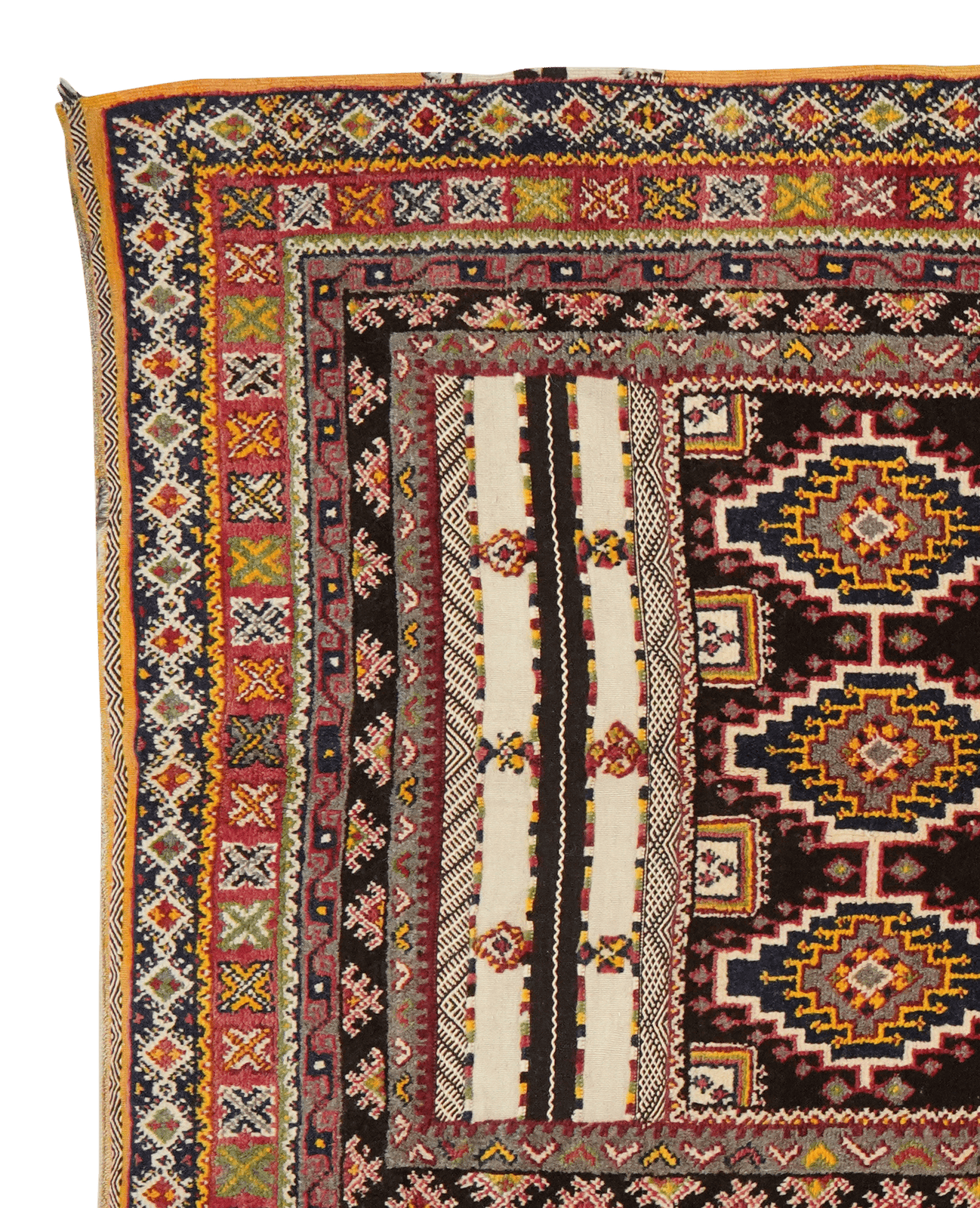 Ouzguit — Hand-knotted, 153x329 cm, Multicolor, 100% Virgin Wool | View 3