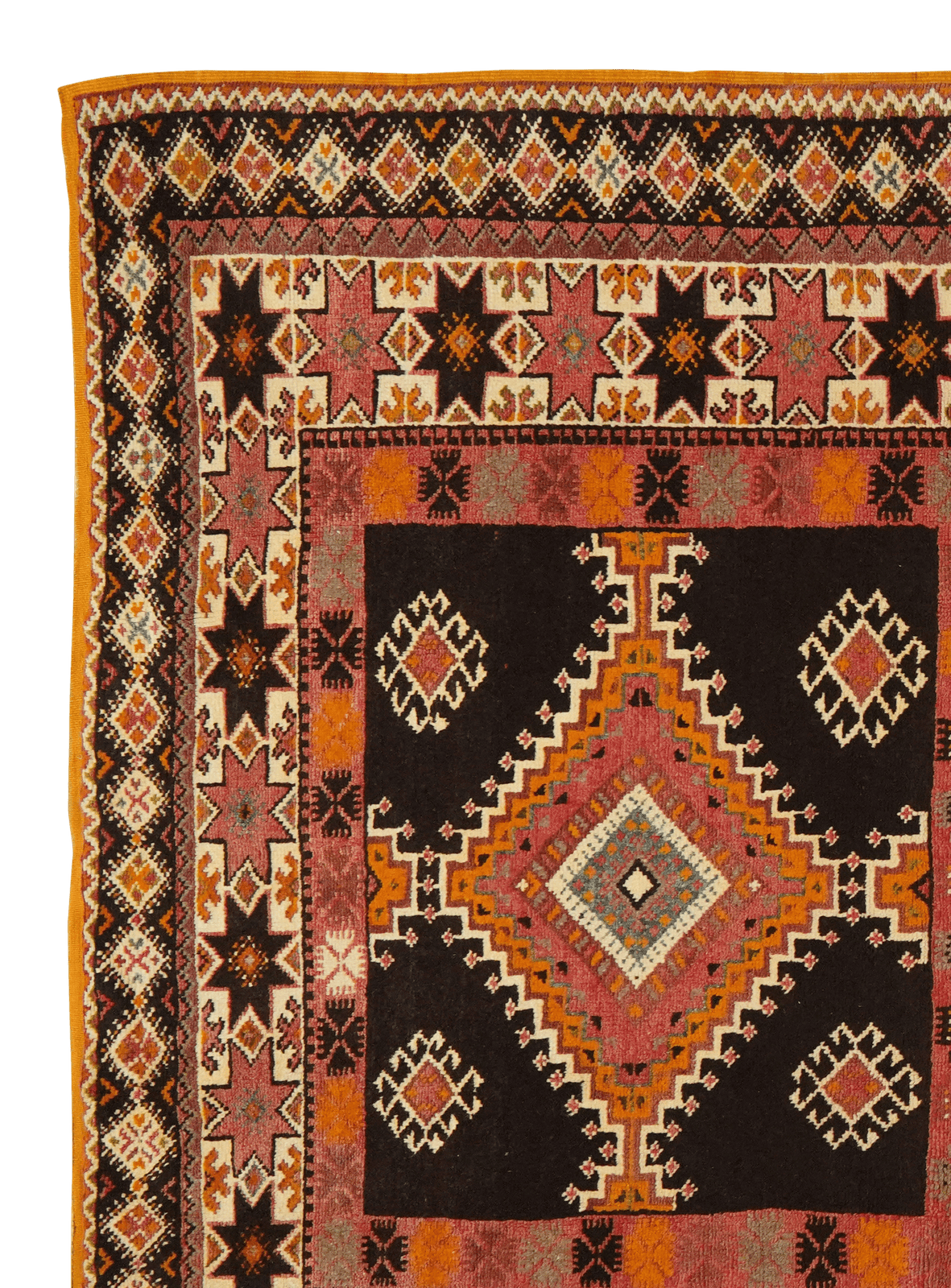 Ouzguit — Hand-knotted, 201x330 cm, Multicolor, 100% Virgin Wool | View 3