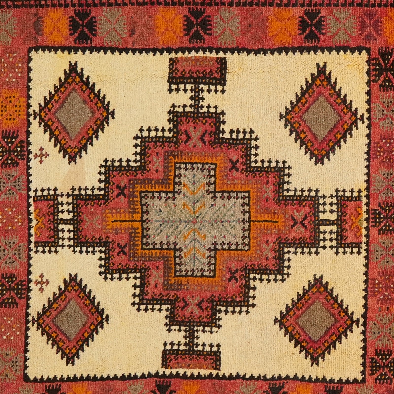 Ouzguit — Hand-knotted, 201x330 cm, Multicolor, 100% Virgin Wool | View 4
