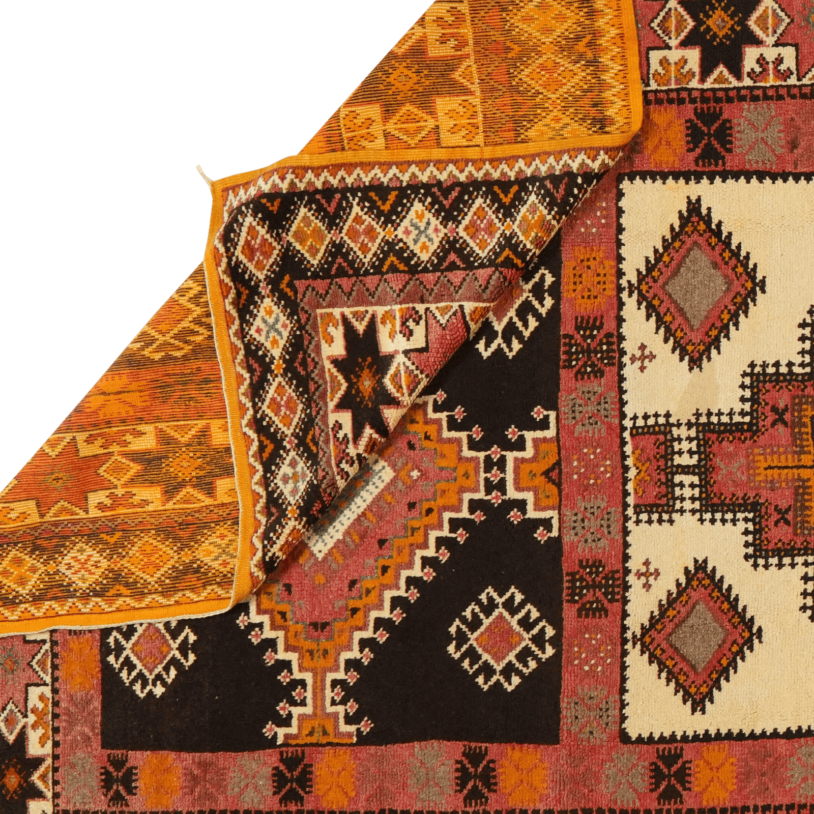 Ouzguit — Hand-knotted, 201x330 cm, Multicolor, 100% Virgin Wool | View 6