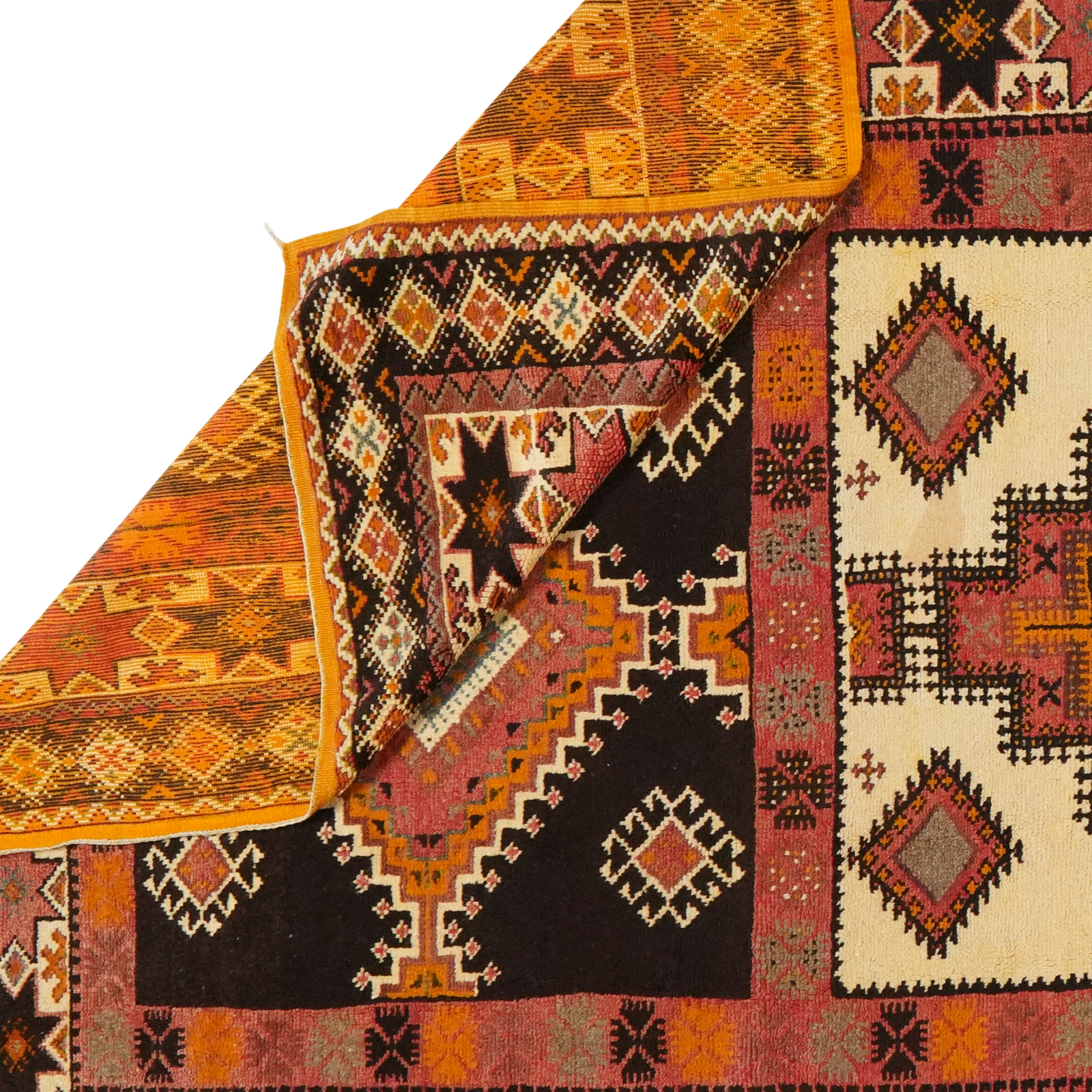 Ouzguit Zaida — Handgefertigt, 330x201 cm, Beige, 100% Virgin Wool | View 7