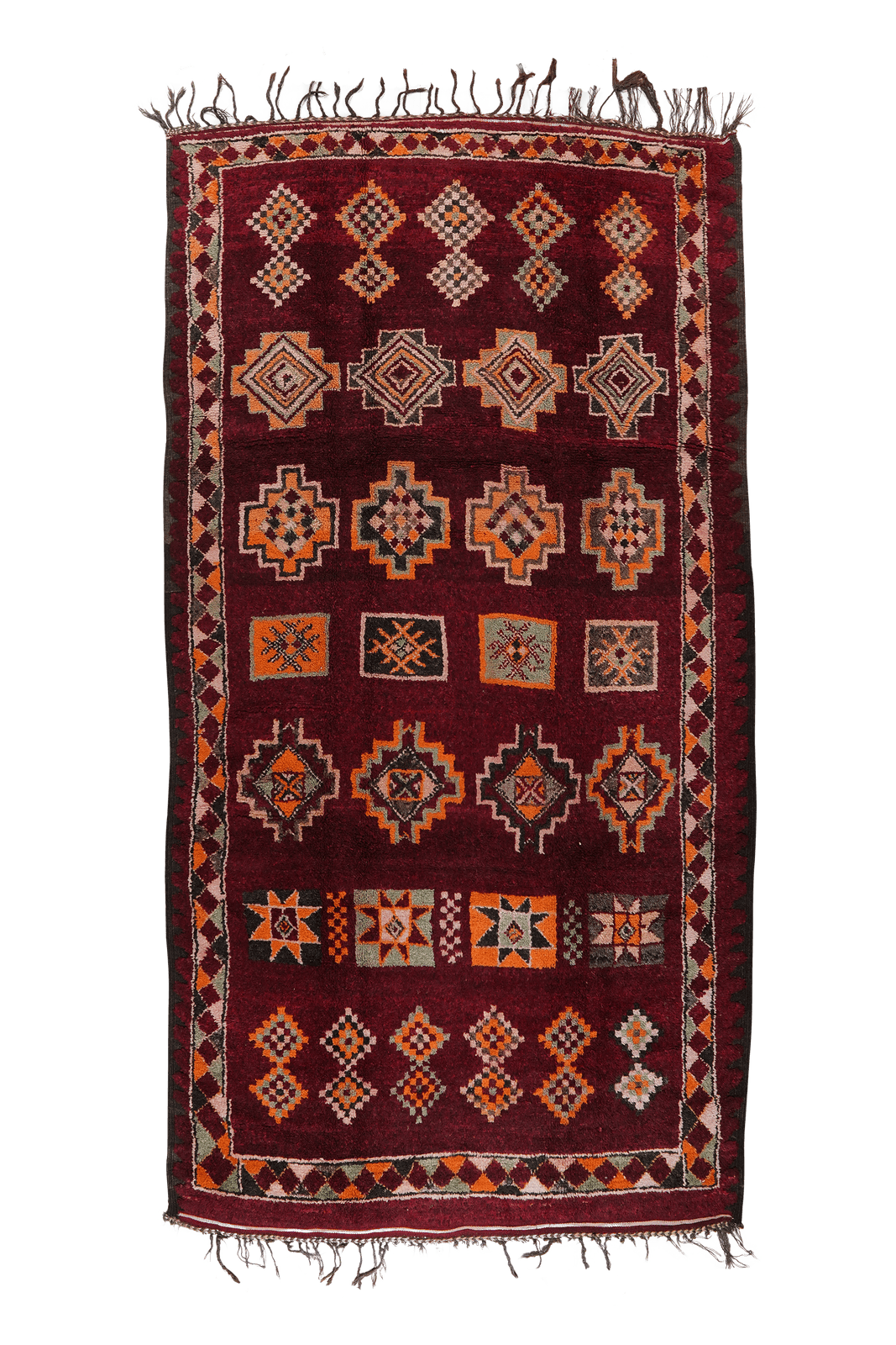 Haouz De Marrakech — Hand-knotted, 202x374 cm, 100% Virgin Wool | Main view