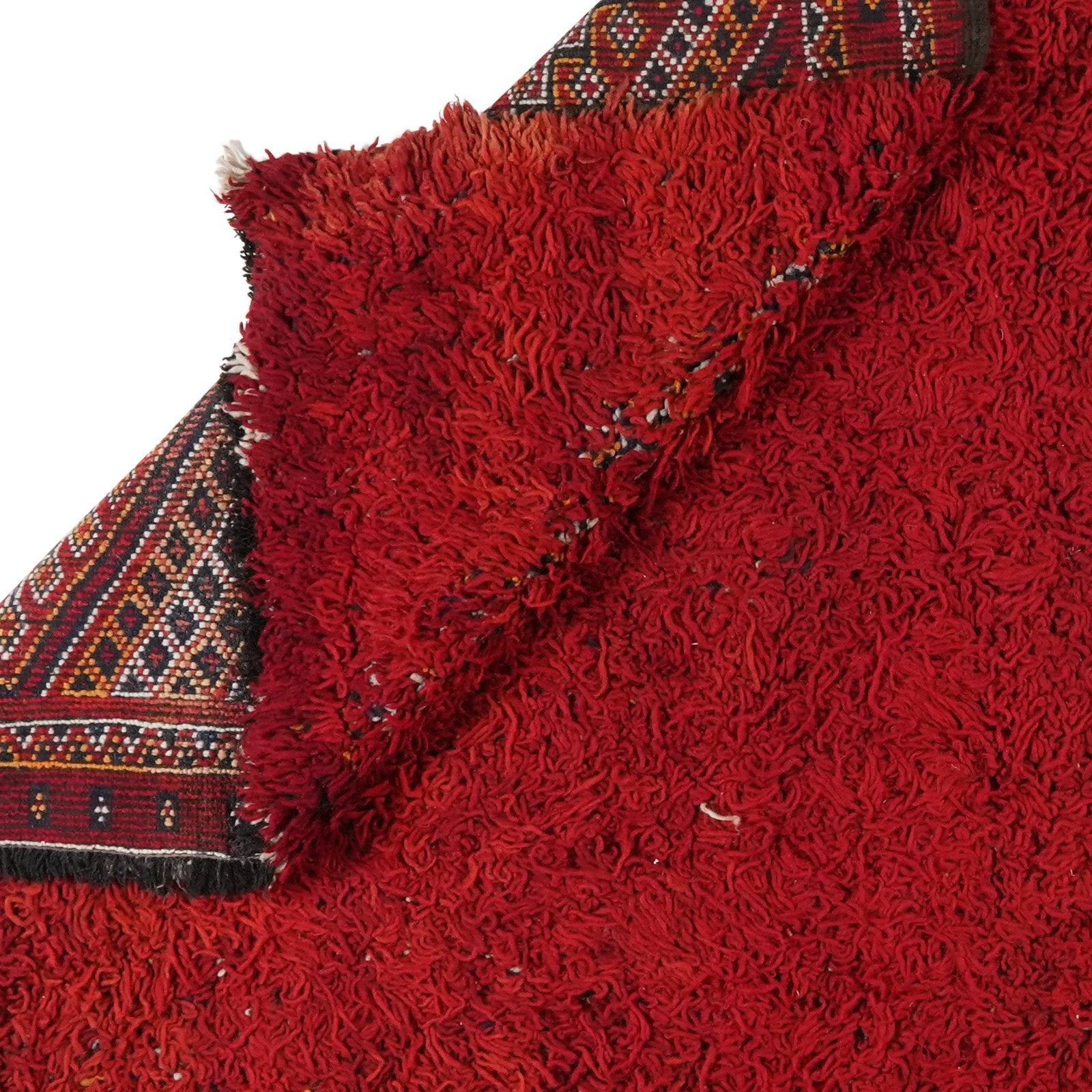 Zaiane — Hand-knotted, 168x258 cm, Red, 100% Virgin Wool | View 6