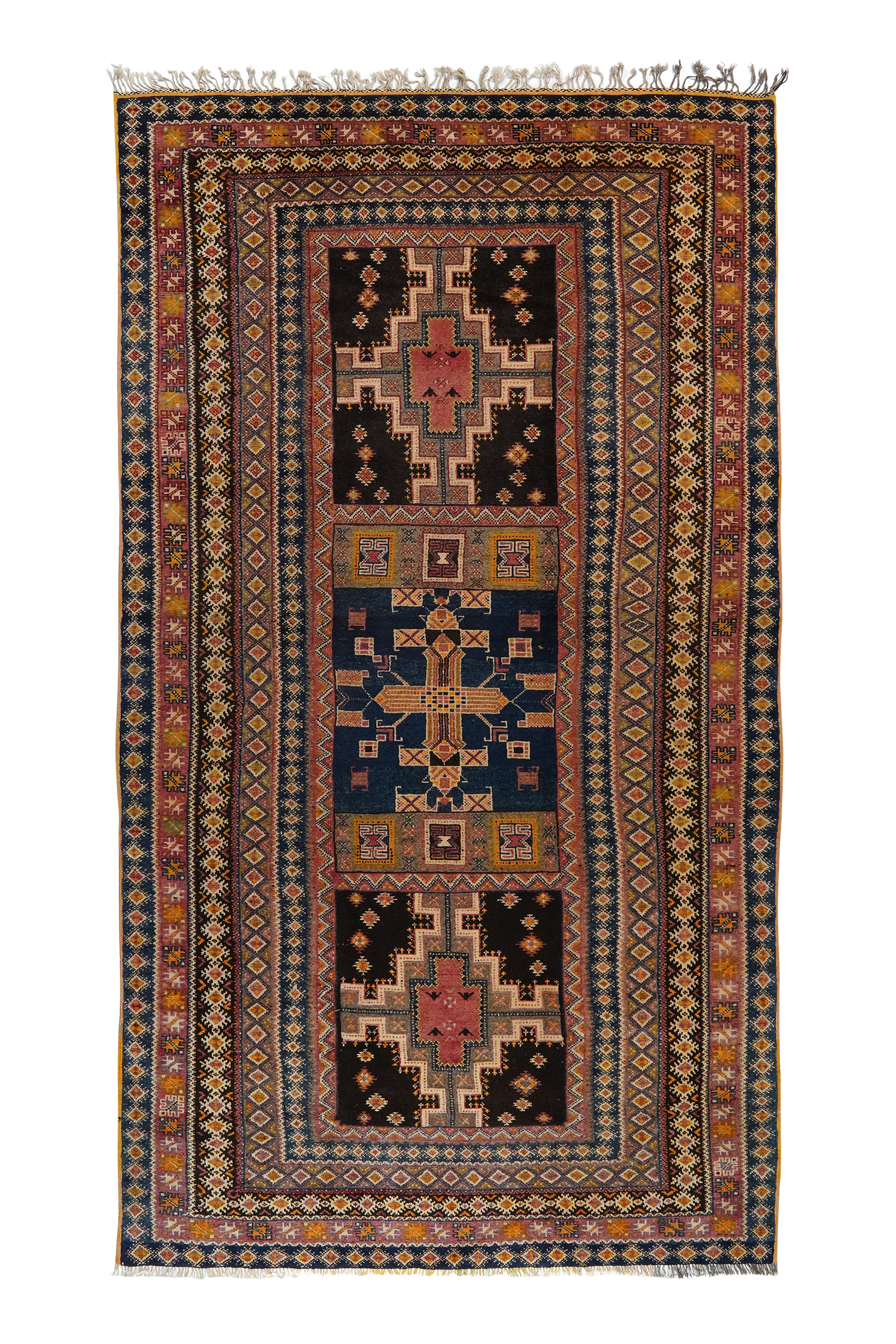 Ouzguit Fatina — Handgefertigt, 376x210 cm, 100% Virgin Wool | Main view