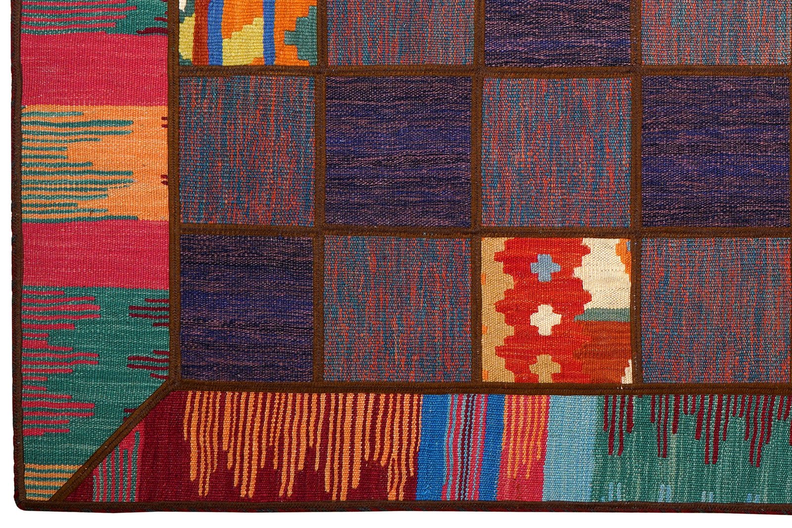 Kelim Tekkeh — Handmade, 150x200 cm, Multicolor, 100% Virgin Wool | View 3