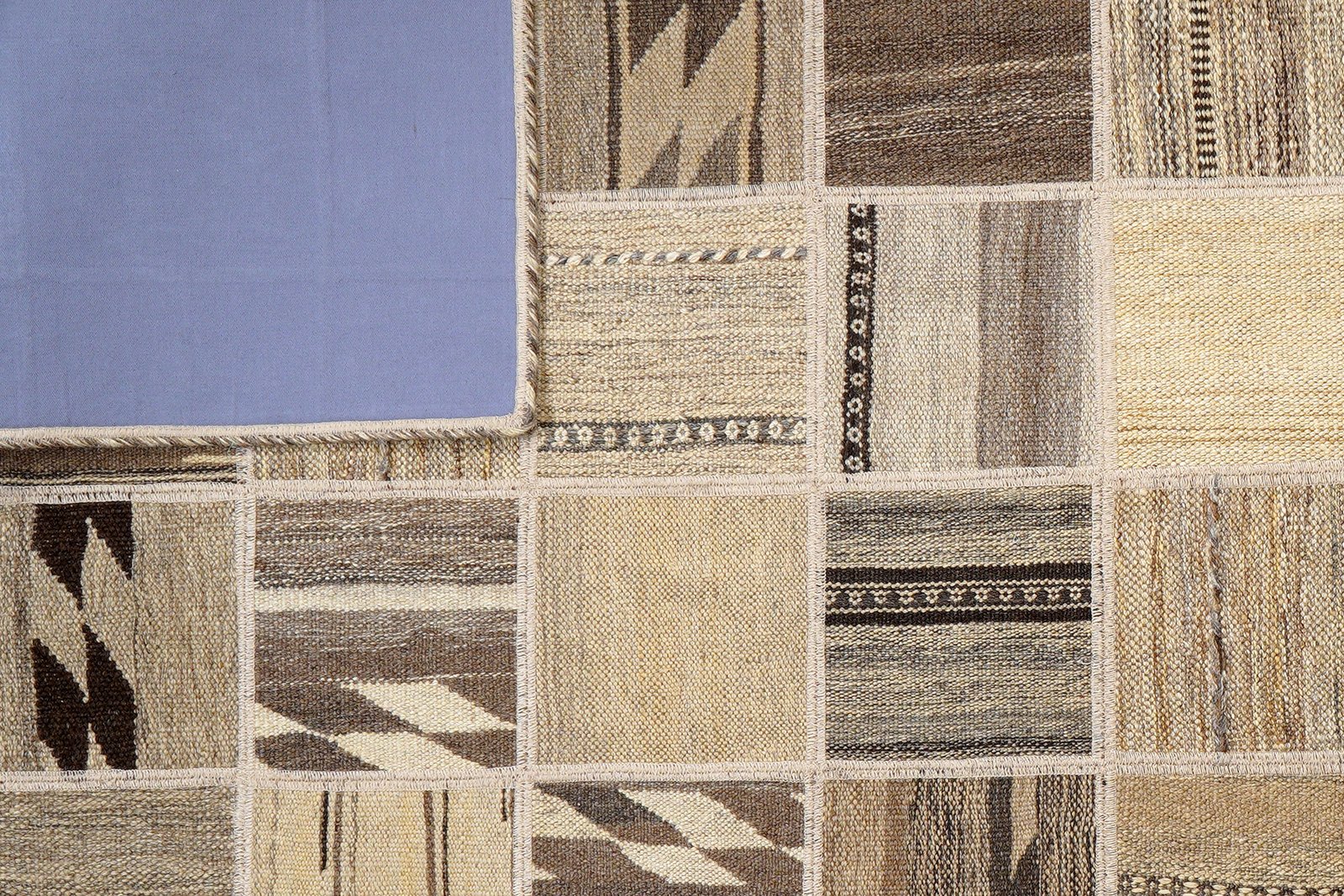 Kelim Tekkeh — Handmade, 150x200 cm, Beige, 100% Virgin Wool | View 6