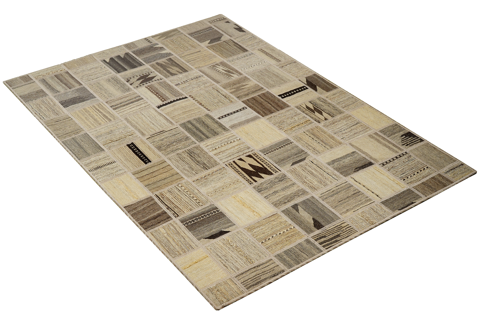 Kelim Tekkeh — Handgefertigt, 200x150 cm, Beige, 100% Virgin Wool | View 4