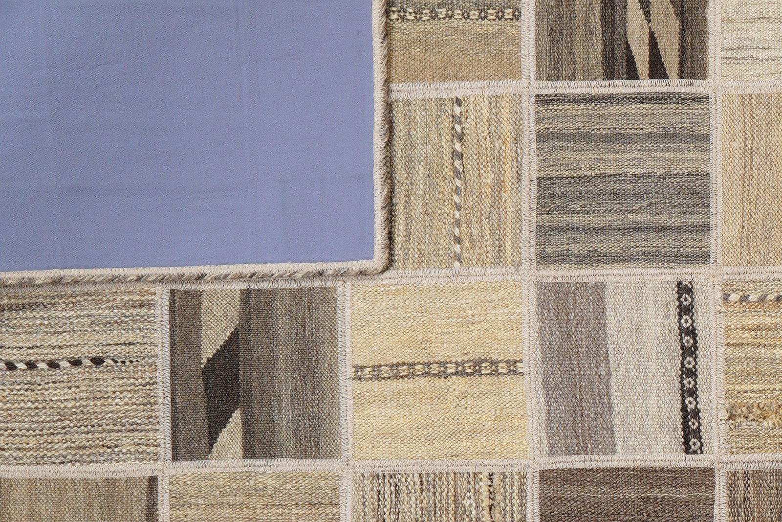 Kelim Tekkeh — Handmade, 150x200 cm, Beige, 100% Virgin Wool | View 6