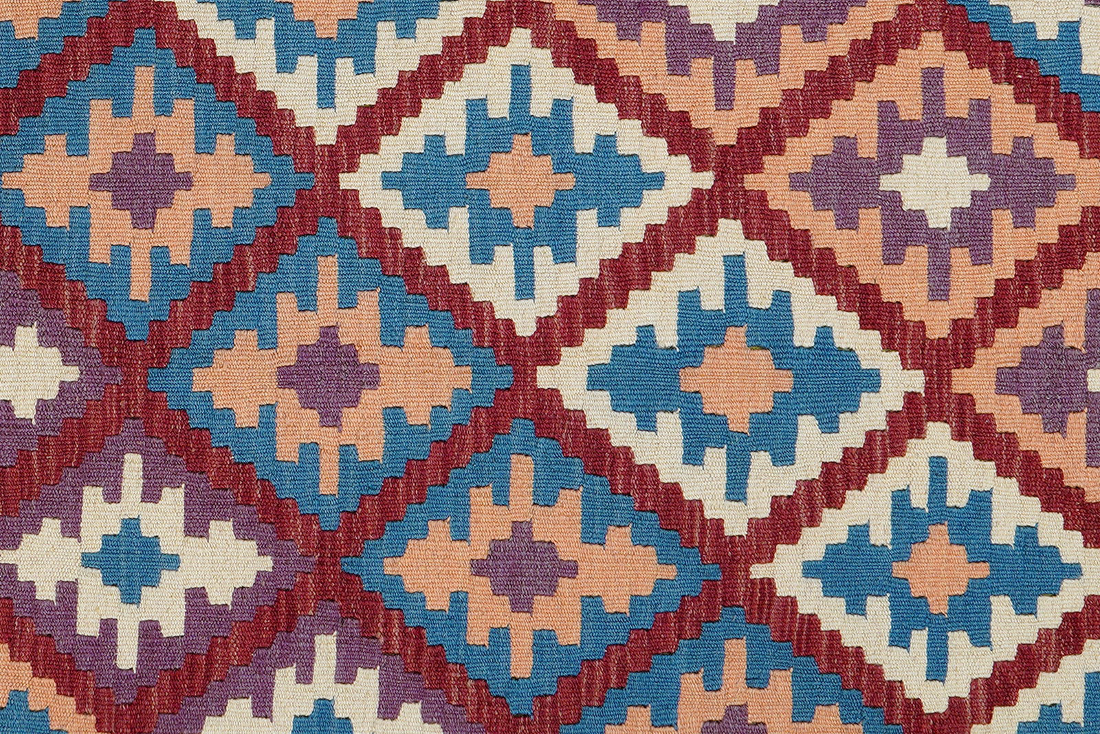Kelim Gashgai — Handgefertigt, 178x123 cm, Beige, 100% Virgin Wool | View 6