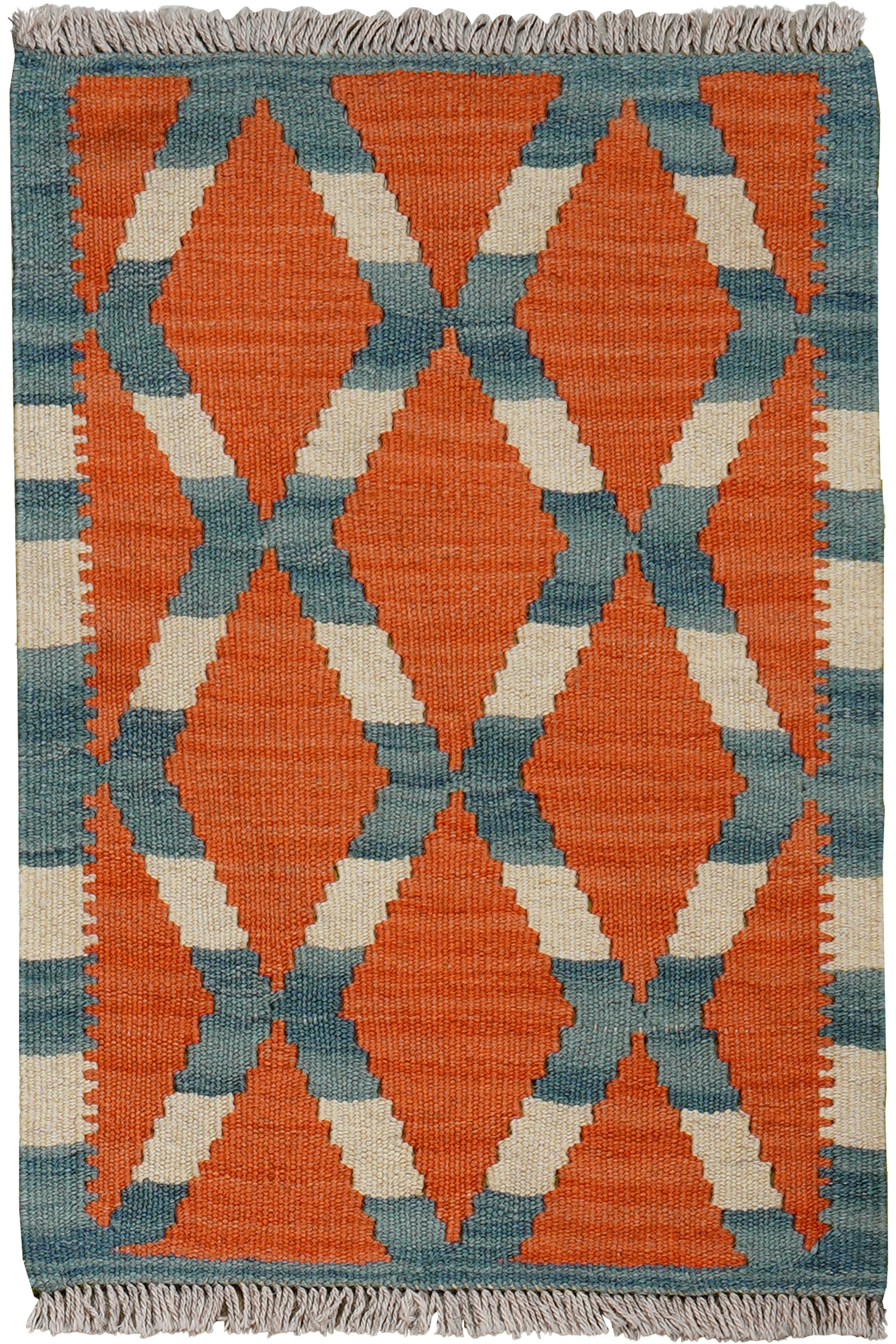 Kelim Gashgai — Handgefertigt, 64x45 cm, Bunt, 100% Virgin Wool | Main view