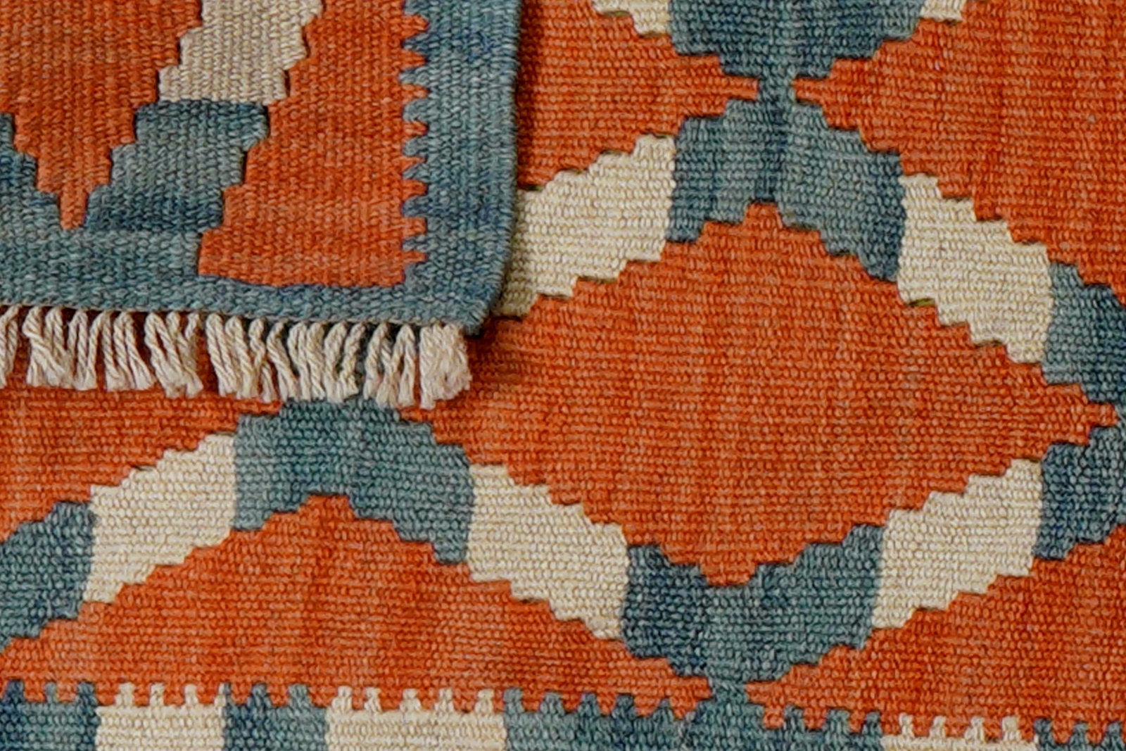 Kelim Gashgai — Handgefertigt, 64x45 cm, Bunt, 100% Virgin Wool | View 7