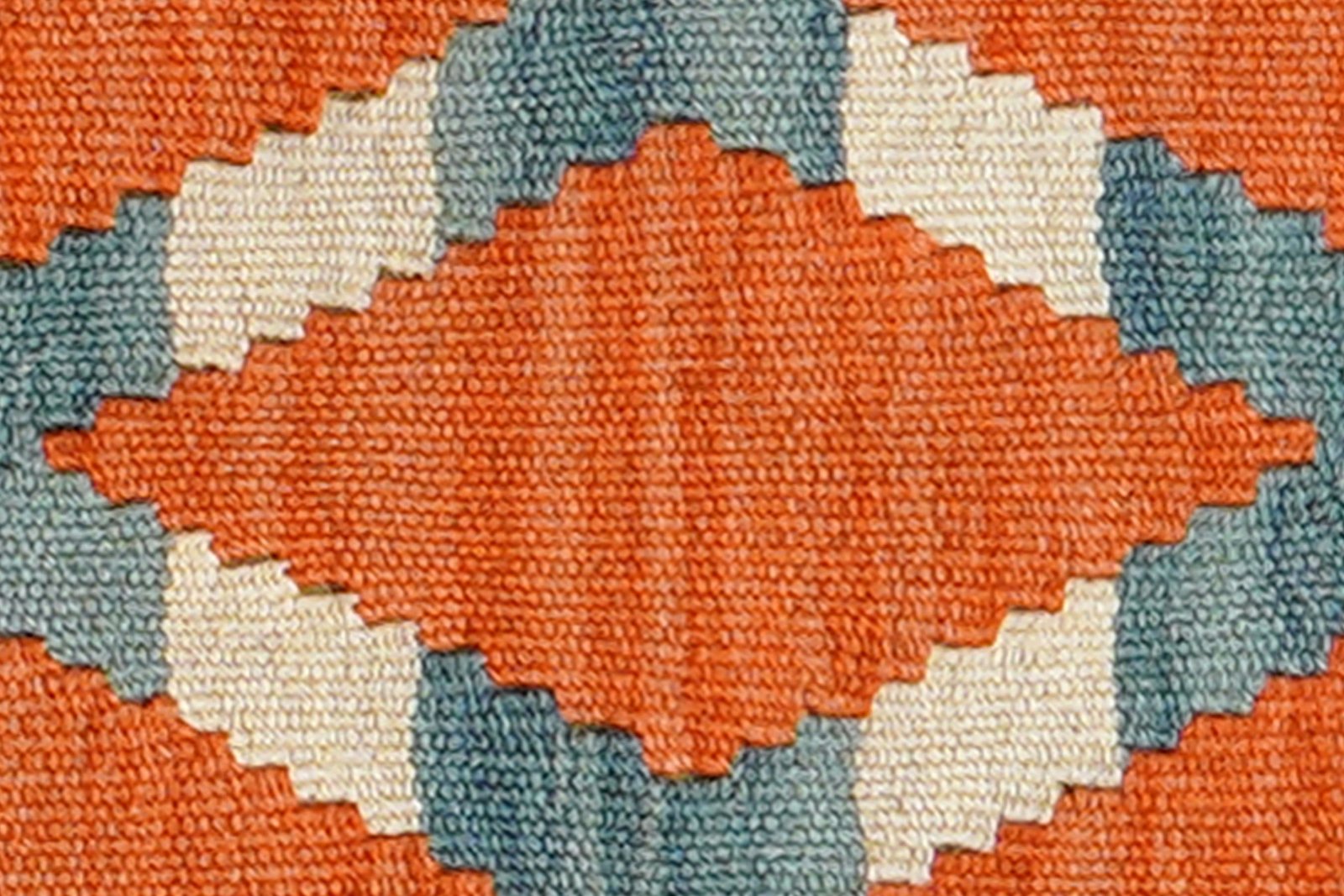 Kelim Gashgai — Handmade, 44x64 cm, Red, 100% Virgin Wool | View 5
