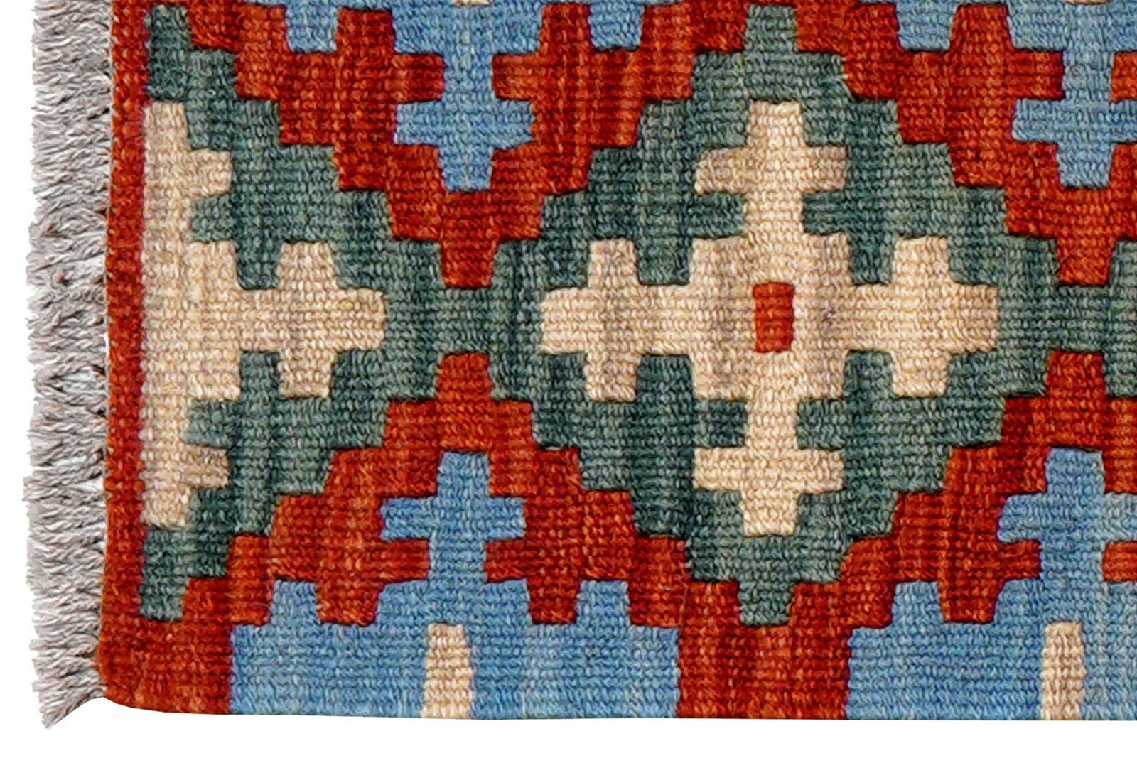 Kelim Gashgai — Handmade, 43x59 cm, Multicolor, 100% Virgin Wool | View 3